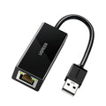 Adaptador Ugreen RJ45 a USB 2.0 100 Mbps Bk