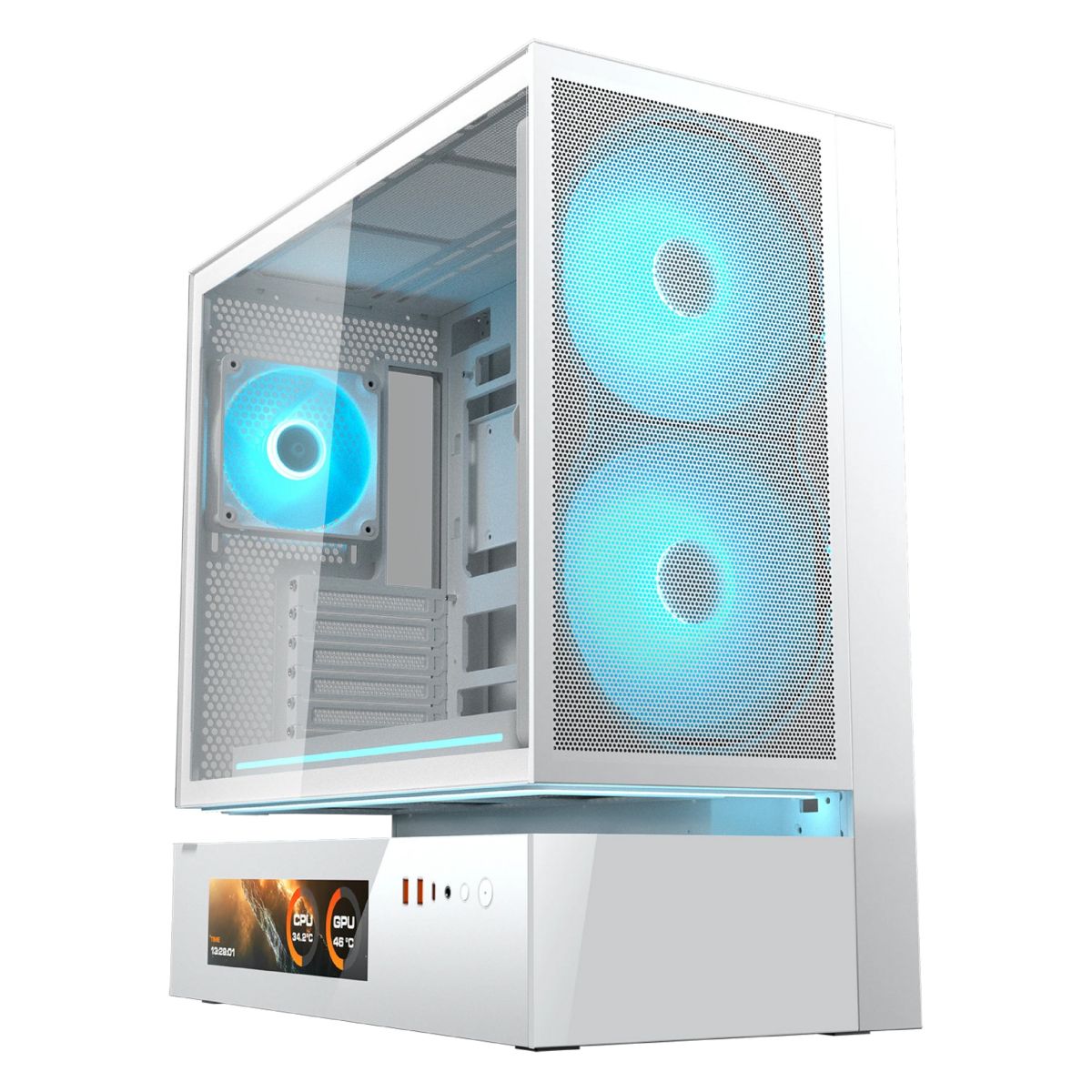 Gabinete Cougar Cfv235 Mesh Vision White