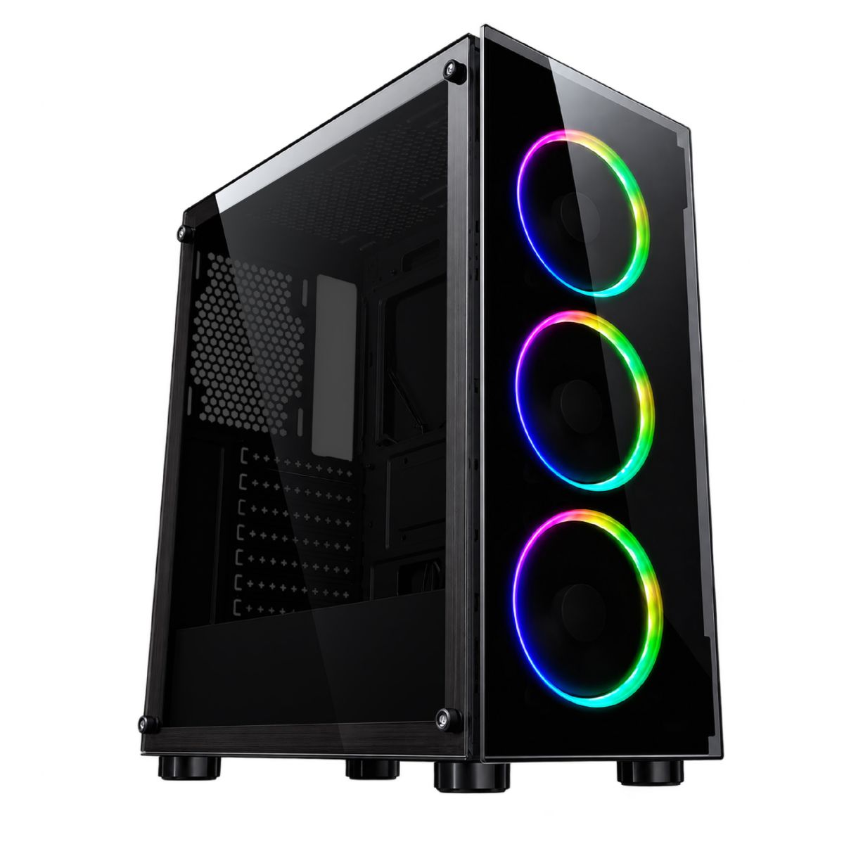 Gabinete Gaming Perseo Hero 3 Fanes ARGB