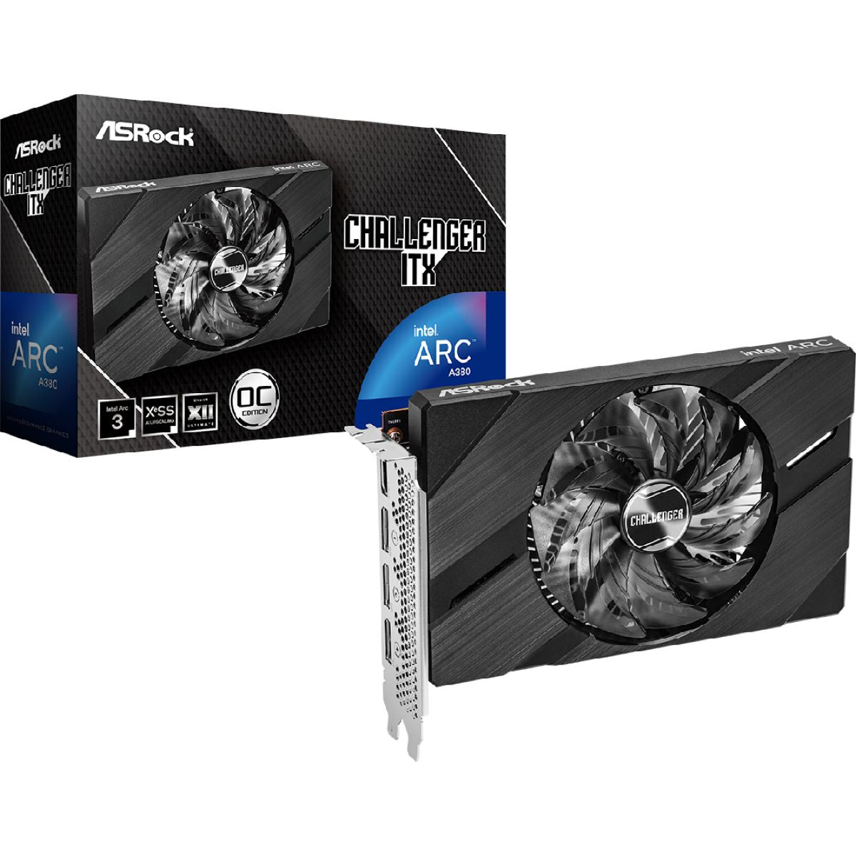 Tarjeta Asrock Intel A380 Challenger 6gb Ddr6