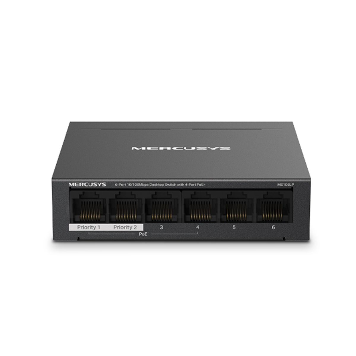 Switch MERCUSYS 6 Puertos RJ45 10/100 (4 POE )