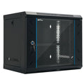 Rack Zkteco 4u de Pared con Vidrio Templado